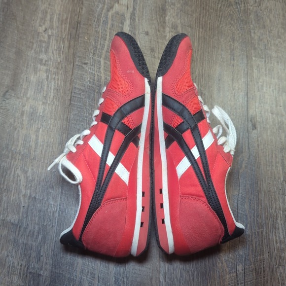 Asics Onitsuka Tiger Ultimate 81 Mens Size 10 Fiery Red Black Activewear Sneaker - Picture 9 of 13